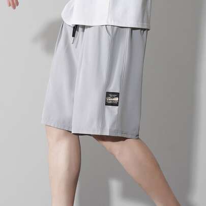 透氣夏天男士休閒短褲沙灘褲時尚戶外運動短褲