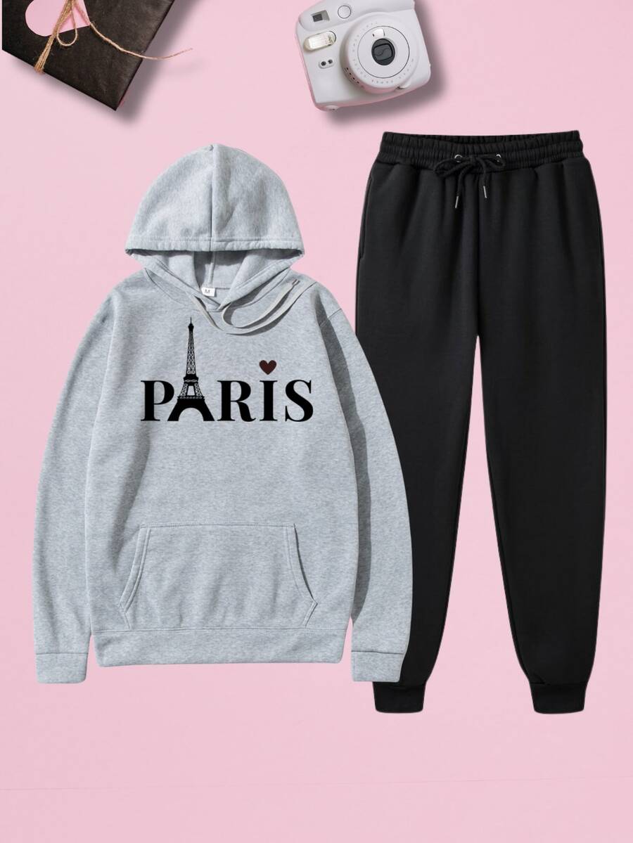 Women Two-piece Outfits - Xám - Xem 1