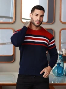 TRICOT DE LUXO Men Sweaters - Màu xanh lam - Xem 1