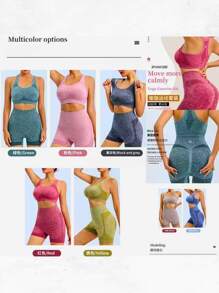 Women Sports Sets - Xám - Xem 9