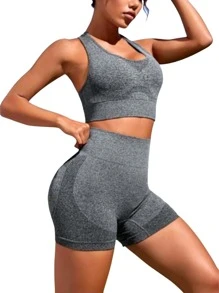 Women Sports Sets - Xám - Xem 6