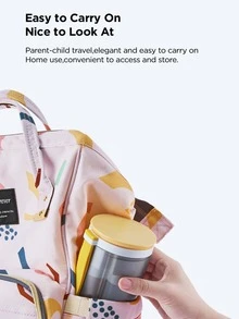 1 套便携式硅胶奶瓶刷套装，包括奶瓶刷、奶嘴刷和干燥架，适合户外或旅行使用 - 粉色 - 查看 9