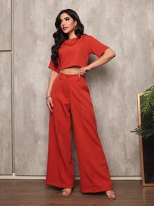 Women Two-piece Outfits - Gỗ đỏ - Xem 1