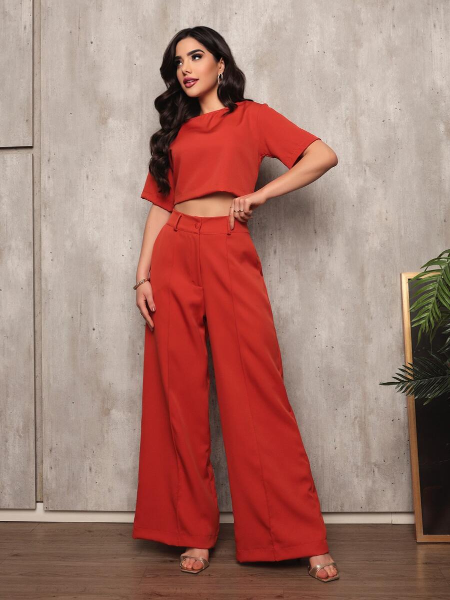 Women Two-piece Outfits - Gỗ đỏ - Xem 1
