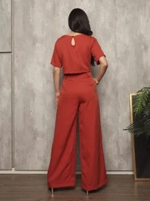Women Two-piece Outfits - Gỗ đỏ - Xem 2