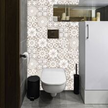 Giấy dán tường - Màu be - Xem 7