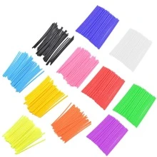 36 Piezas Protectores De Radios De Rueda De Llanta Negra, Envolturas Para Motocross A Prueba De Suciedad Para Ruedas Universales Para Motos De Tierra, Material: Pvc, Color Negro, Longitud: 170 Mm (6-3/4 Pulgadas), Cantidad: 36 Piezas, Ajuste Universal Para La Mayoría De Las Motos. No Solo Para K--tm 65 85 80 160 125 250 450 500 Exc Excf Exc F 125 250 450; Para Suzuki 125 250 450, K--tm 150 Kawasaki 500 Cr Yz Rm Kx Cr Para Cr Yz Rm Kx 80 125 250 450 500 Crf Yzf Rmz Kxf Para Cr Yz Rm Kx 85 Motocicletas 500 Crf Yzf Rmz Kxf