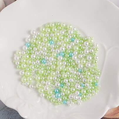 260 颗柔和色彩的树脂人造珍珠，适合婚礼、生日和一般场合 - 通用节日、DIY 工艺品、桌面装饰、万圣节派对用品