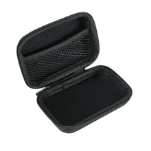 1入組數據線整理器包適用於數據數據線,耳機,硬幣,帶拉鍊閉合 - 寶藍色 - 查看 4