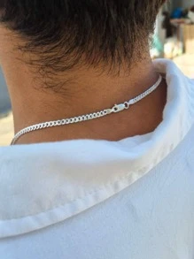 Beautiful SOLID Grumet Cord Fish Scale Chain 70 Cm 3MM In Pure Italian Silver - Bạc - Xem 6