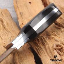 1 pc outdoor heavy duty fixed blade knife comping knife with leather sheath survival knife