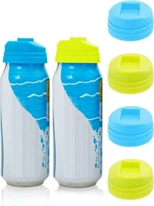 Plastic Soda Can Lid Top Cover, Beverage Seal Cap - Blue - View 4