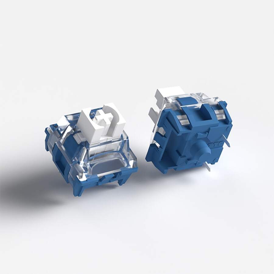 10pcs TTC Speed Silver V2 Switches Factory Pre-lubed 3-Pin Fast Linear 39gf Force Key-switch For Gaming Mechanical Keyboard Plate or PCB Mount - Pack of ten - View 1