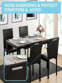 10 miếng chặn cửa bằng silicon không dấu vết, miếng bảo vệ tay nắm cửa, miếng bảo vệ tường, miếng giảm tiếng ồn tủ lạnh, miếng dán chống ồn đa năng Quà tặng tốt nhất - Trong sáng - Xem 6