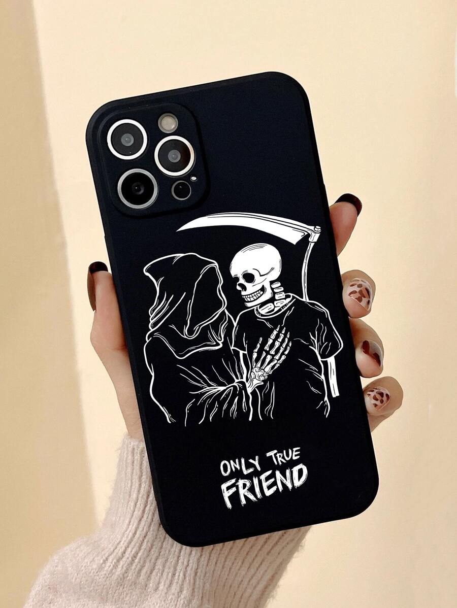 Halloween Horror Skeleton Pattern Phone Case
