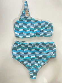 Women Bikini Sets - 藍色 - 查看 1