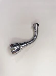 360度旋轉黃銅和不鏽鋼廚房水龍頭延長器,具有防濺水頭,3噴霧模式的水喉,冷熱水通用水龍頭延長器 - 銀色 - 查看 10