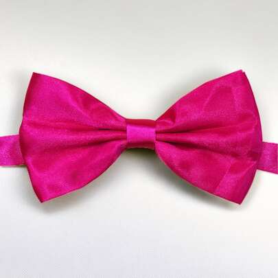 1 st. justerbar herrfluga i polyester med dubbla lager för bröllop, fest, framträdanden, alla hjärtans dag, festival eller vardagskläder, herrslips