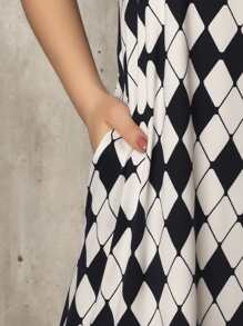 Women Dresses - Màu xanh lam - Xem 3