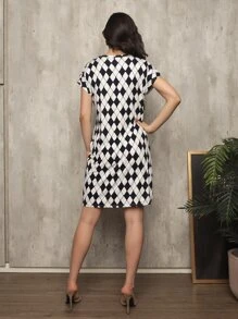 Women Dresses - Màu xanh lam - Xem 4