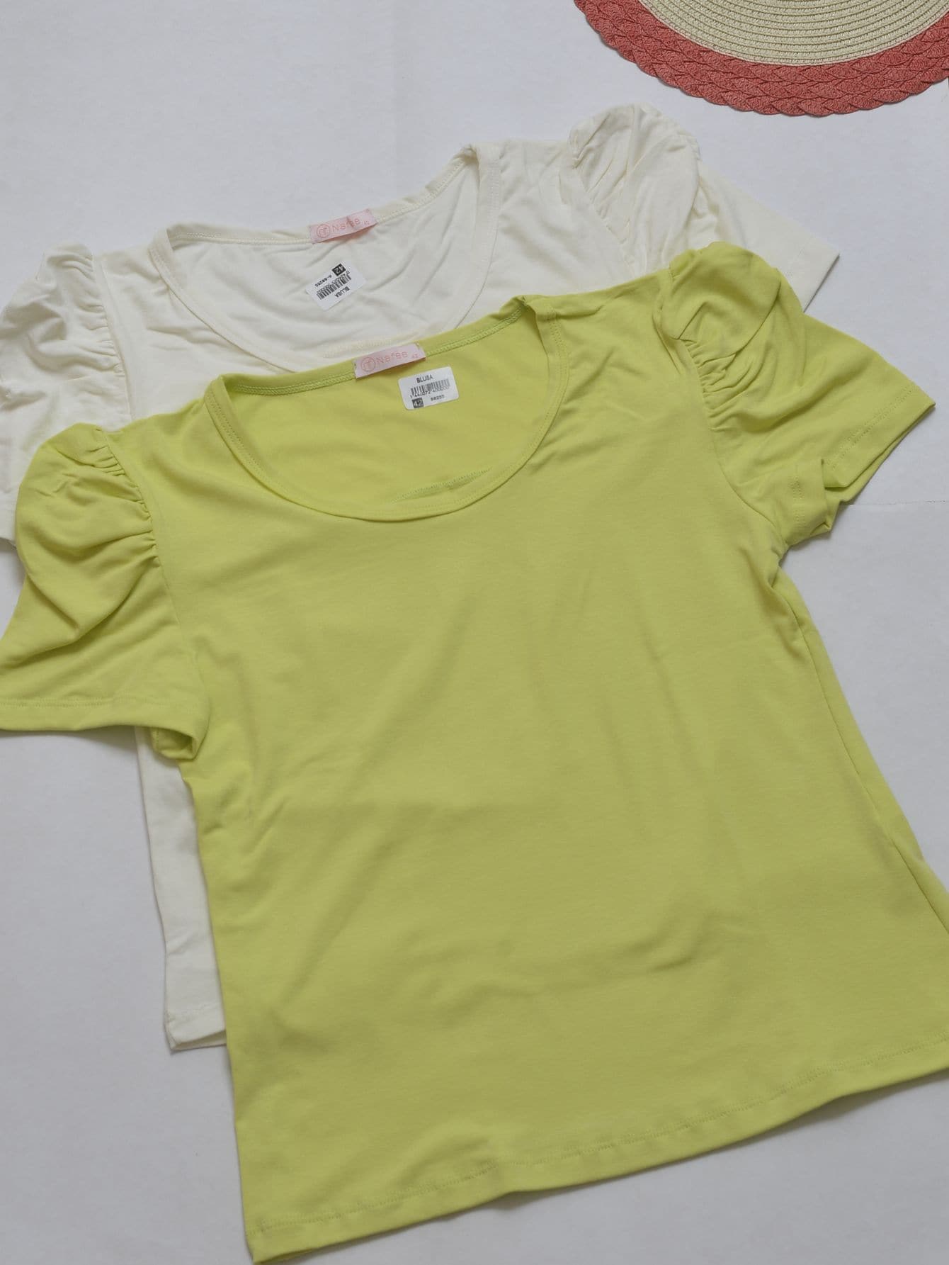Women T-Shirts - Xanh và trắng - Xem 1