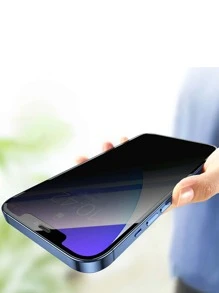 3 件高品质全覆盖防偷窥钢化玻璃屏幕保护膜适用于 Apple Iphone 6G 6S 7G 8G 6Plus 6splus 7plus 8plus X XS XR XSMAX 11 11PRO 11PROMAX 12 12MIN 13 14 15 16 - 黑色 - 查看 6