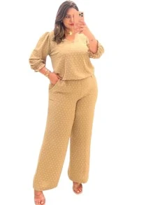 MACACÃO DUNA PIPOCA PLUS SIZE