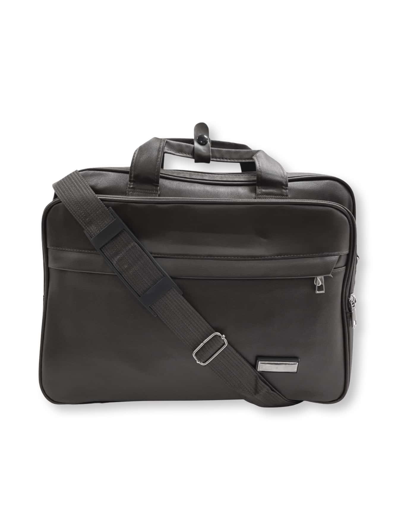Men Briefcase - Black - View 1