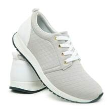 Women Wedge Sneakers - Màu Xám nhạt - Xem 1