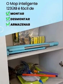 RODO MOP INTELIGENTE 360º 120CM Cod.UD925 - 123UTIL - Verde - Visão 5