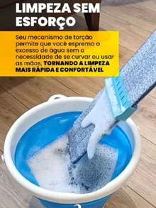 RODO MOP INTELIGENTE 360º 120CM Cod.UD925 - 123UTIL - Verde - Visão 6