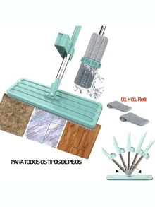 RODO MOP INTELIGENTE 360º 120CM Cod.UD925 - 123UTIL - Verde - Visão 2