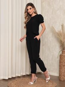 Women Two-piece Outfits - màu đen - Xem 1