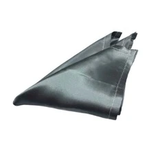 Men Silk Scarves - Dark Grey - View 2