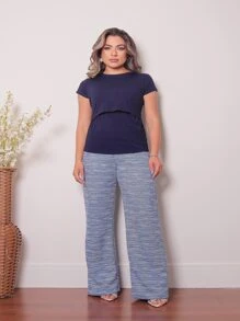 Women T-Shirts - Màu xanh hải quân - Xem 5