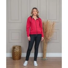 Women Sweatshirts - 紅色 - 查看 2