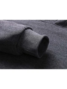 Men Sweatshirts - 墨綠色 - 查看 2