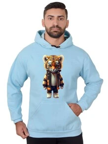 Men Sweatshirts - Màu xanh nhạt - Xem 1