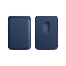 Cartera Tarjetero Magnético para iPhone: Almacenamiento Práctico y Seguro - Azul Marino - Ver 1