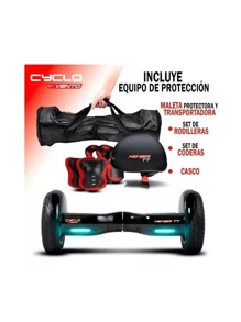 Hoverboard Patineta Electrica Hover Tt Vento Con Luz Led - Negro - Ver 5