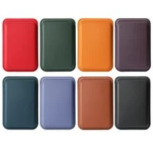 Cartera Tarjetero Magnético para iPhone: Almacenamiento Práctico y Seguro - Azul Marino - Ver 4