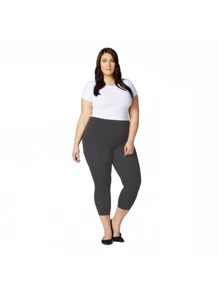 Mallon Sexy Curvy Leggings Large Size 36 To 40 Gray Color - Grey - View 1