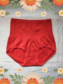 Bragas Tiro Alto Amoldadora para Mujer - Rojo - Ver 1