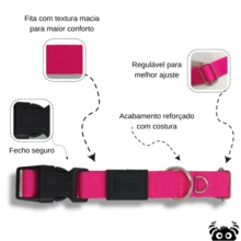 Pet Collars - Màu Hồng Tươi - Xem 2