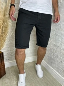 Kit 3 Bermudas Casuais Masculina Premium Com Elastano Linha Premium Shorts Dia dos Pais