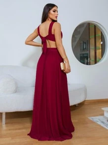 Women Party Dresses - Redwood - View 2