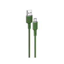 ACEFAST C2-04 USB-A To Type-C Charging And Data Transfer Cable - Vert olive - Voir 1