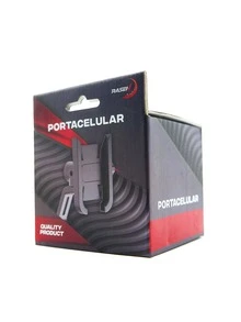 SOPORTE PARA CELULAR UNIVERSAL METALICO PARA ESPEJO SIN CARGADOR - Negro - Ver 8