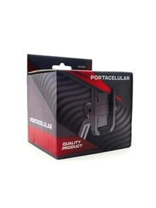 SOPORTE PARA CELULAR UNIVERSAL METALICO PARA ESPEJO SIN CARGADOR - Negro - Ver 7