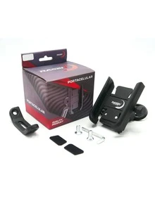 Rasen SOPORTE PARA CELULAR PARA MOTO Y BICI UNIVERSAL METALICO PARA ESPEJO CON CARGADOR - Negro - Ver 7